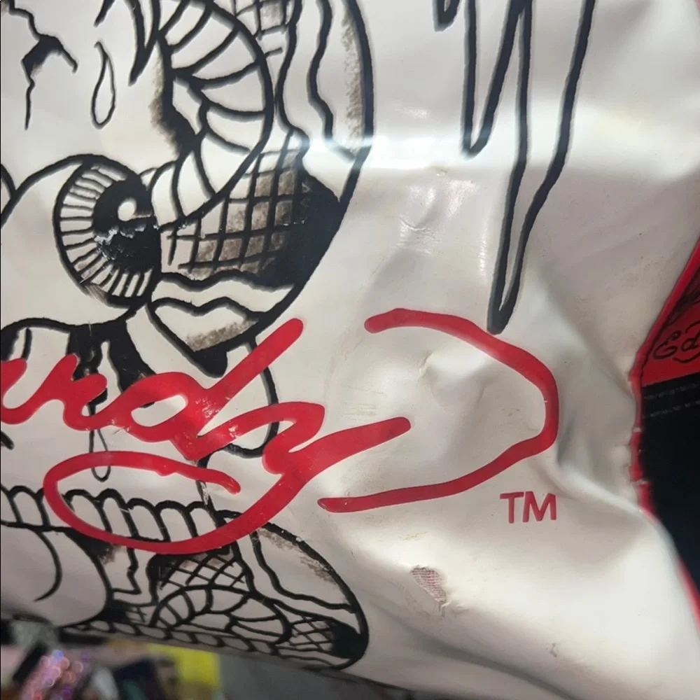 Ed Hardy White and Red Tattoo-Inspired Tote - Picture 7 of 8